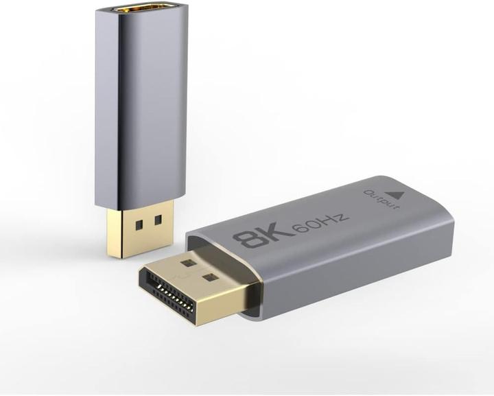Image du produit PremiumCord adapt??r DisplayPort - HDMI, 8K@, 4K@ mâle/femelle, pozlacen ?? konektory (HDMI, 5 cm)