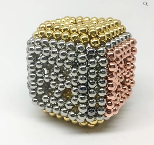Immagine prodotto Neoballs Magneti a sfera Multimetallo - Cassetta Tesseract