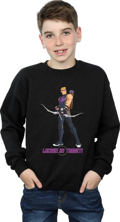Actual product image Boys Hawkeye Locked On Target Sweatshirt (140, 146)
