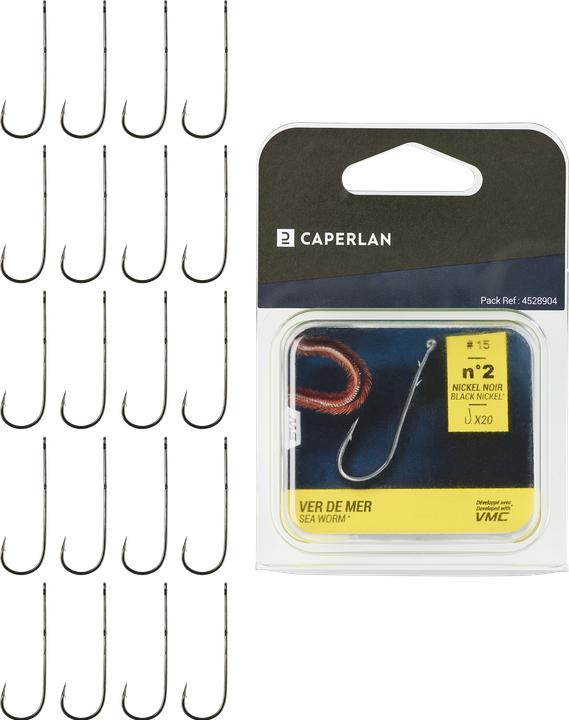 Produktbild Caperlan Haken mit Oehr Wurmhaken