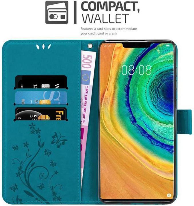 Produktbild Cadorabo Flower Book Cover (Huawei Mate 30 Pro)