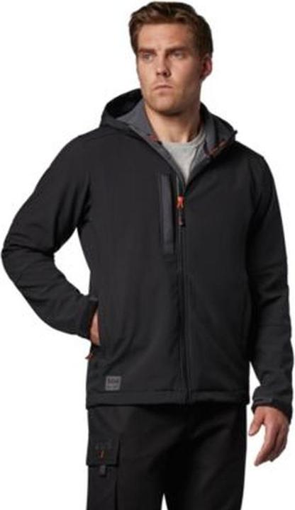 Actual product image Helly Hansen Softshell jacket Kensington black size 2XL
