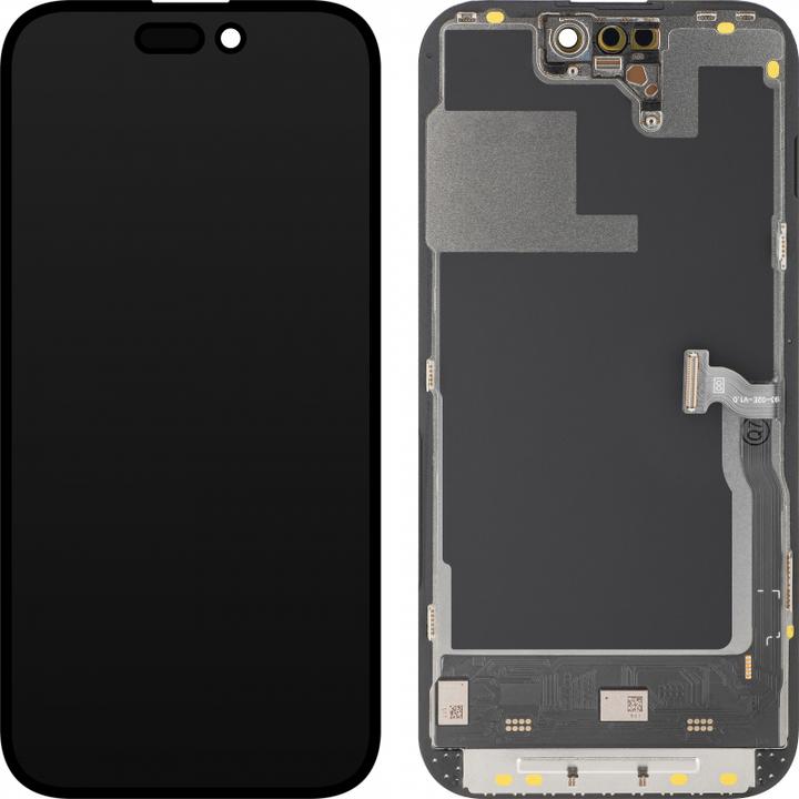 MP Display Unit f?r iPhone 14 Pro, Soft OLED FHD 120Hz IC Movable Version, Aftermarket, Black (Scherm, Apple iPhone 14 Pro)