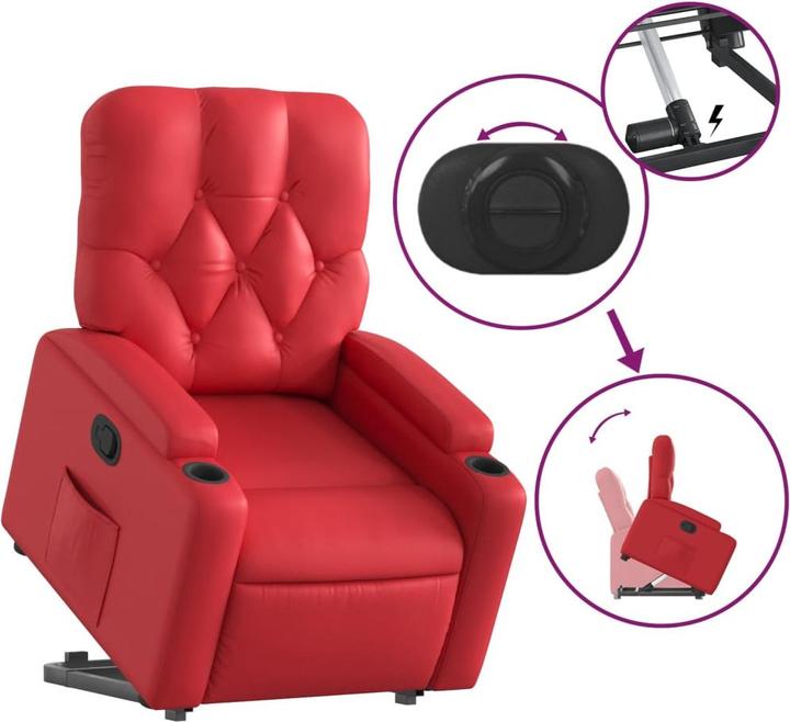 Image du produit vidaXL Relaxsessel mit Aufstehhilfe