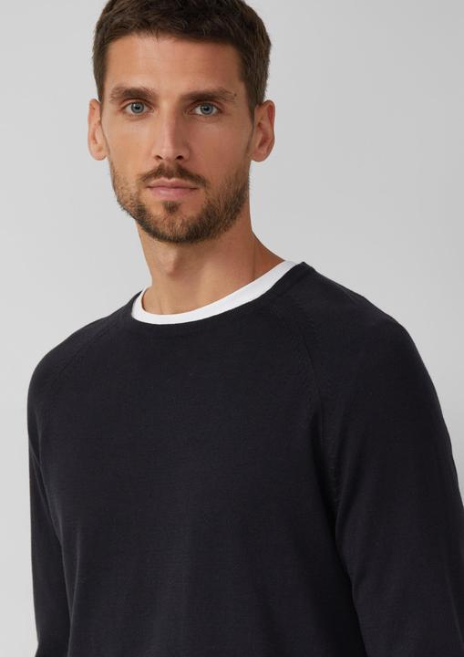 Produktbild s.Oliver Strickpullover Raglanpullover aus reiner Baumwolle (L)