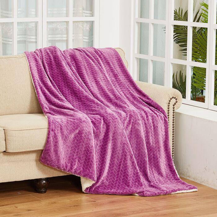 Actual product image Vedia Fleecedecke «Popcorn» (150 x 200 cm)