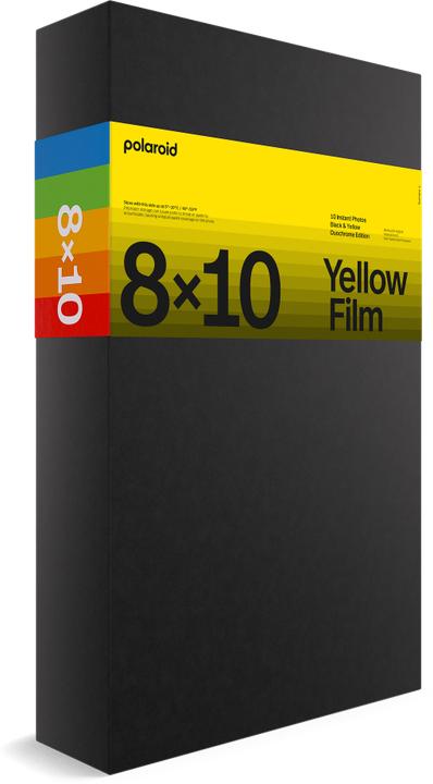 Actual product image Polaroid 8x10 Duochrome Film Black & Yellow