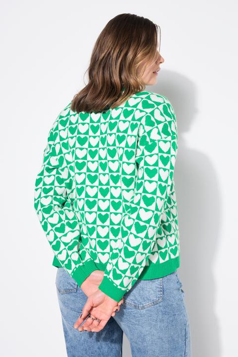 Produktbild Studio Untold Strickjacke, oversized, Hearts (58)