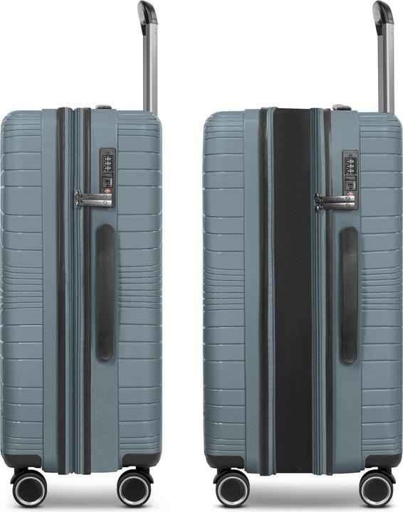 Actual product image Franky Dallas 3.0 4-wheel trolley M 65 cm with stretch fold (74 l)