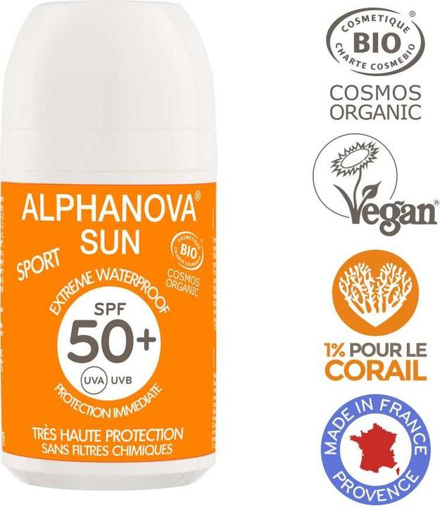Immagine prodotto Alphanova Sport Estremo Biologico (Crema solare, SPF 50+, 50 ml, 50 g)