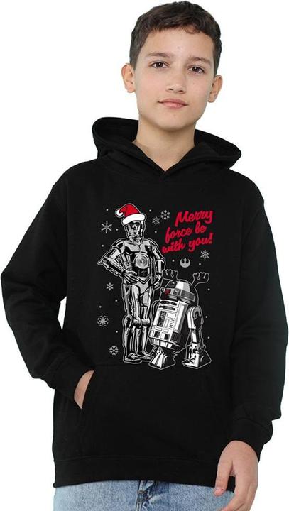 Produktbild Star Wars Merry Christmas Droids Kapuzenpullover (128)