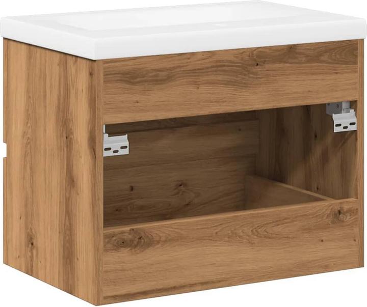 Actual product image vidaXL Vanity unit Wall-mounted vanity unit Bathroom cabinet with built-in basin