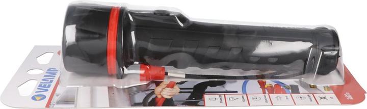 Actual product image Velamp LED Gummi-Taschenlampe, wasserdicht, mit Handschlaufe