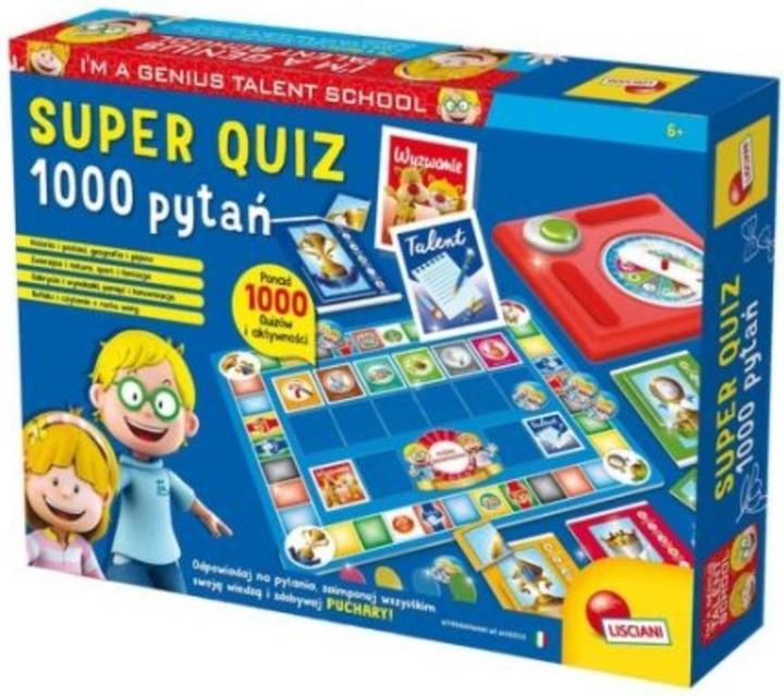 Actual product image Lisciani I'm Genius Super Quiz 1000 pytań 56477 (Polish)