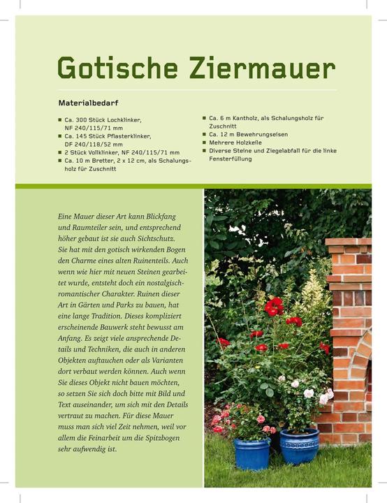Produktbild Bauen mit Ziegelsteinen (Deutsch, Manfred Braun, 2011)