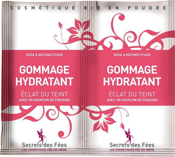 Image du produit Secrets des Fées Gommage visage hydratant BIO Teint frais Fraise - 2x4g - (Exfoliant nettoyant)
