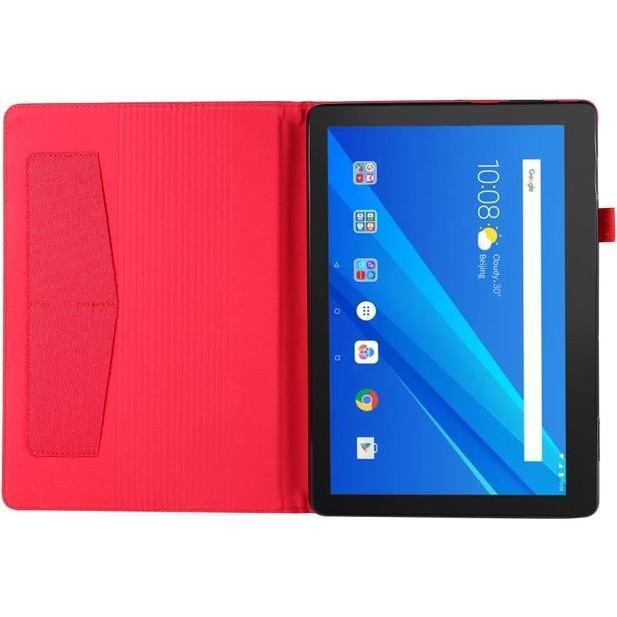 Thumbnail - MU Classic Hülle aus Stoff/Kunstleder (Tab M10), Tablet Hülle, Rot