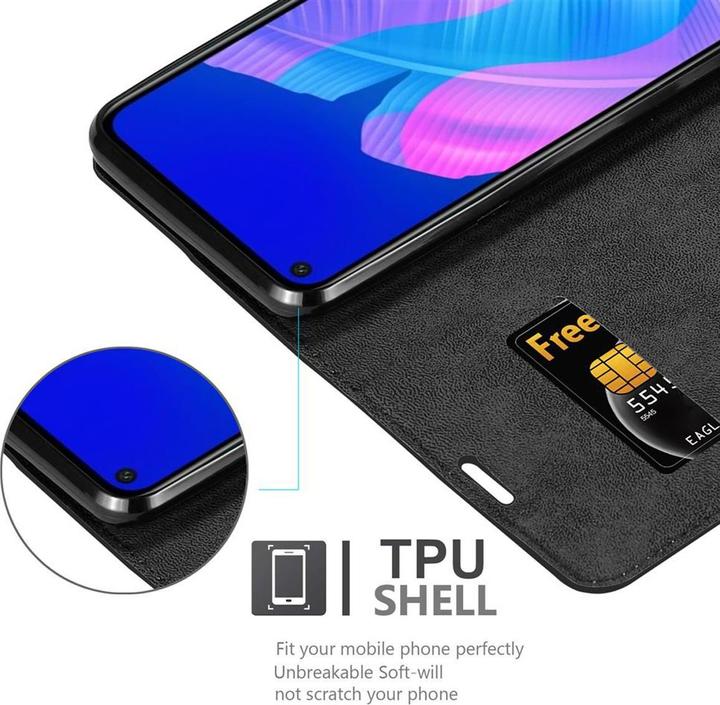 Produktbild Cadorabo Book Invisible Magnet Cover (Huawei P40 Lite E)
