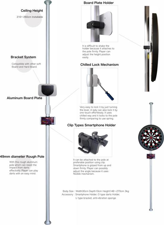 Actual product image Granboard Dart Stand