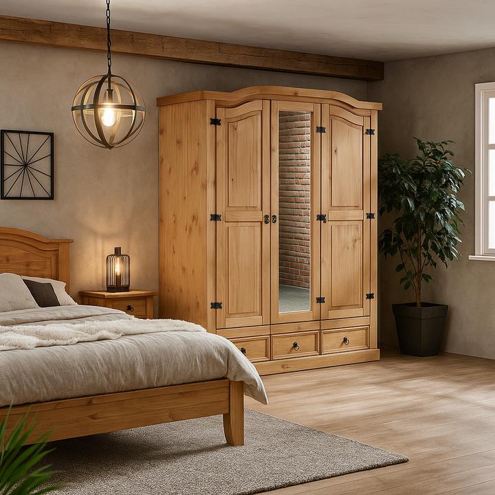 Produktbild Ebuy24 Kleiderschrank New Mexico (157 x 57 x 193 cm)