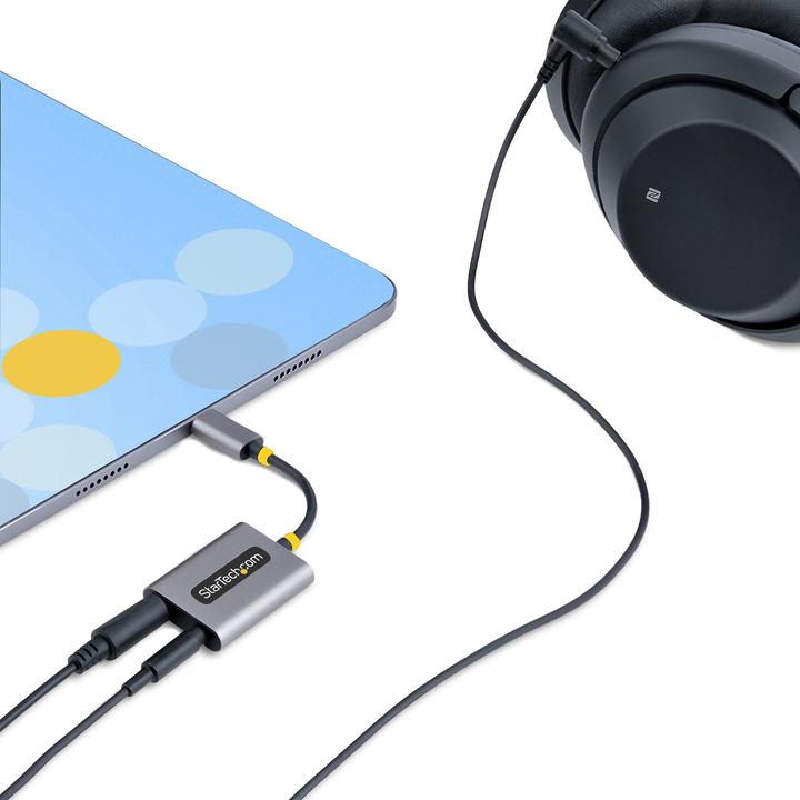 Immagine prodotto StarTech Sdoppiatore per cuffie (0.07 m, USB 2.0)