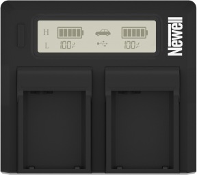 Actual product image Newell DC-LCD-Zweikanal-Ladegerät für BP-955/975-Akkus für Canon (Charger)