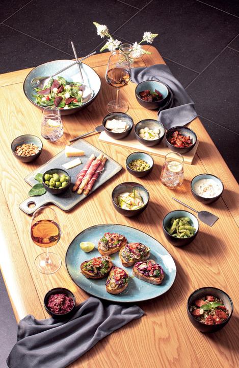 Immagine prodotto Ladelle Set di ciotole e vassoi Fusion blu-verde da 4 pezzi