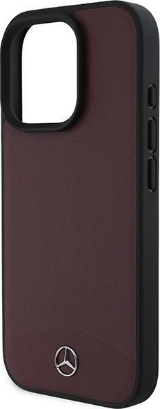 Image du produit Mercedes MEHMP16L23RBARR iPhone 16 Pro 6.3" czerwony/red hardcase Textured And Plain Leather MagSafe (Apple iPhone 16 Pro)