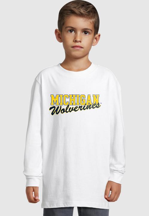 Produktbild Merchcode Kids Michigan Wolverines - Script Longsleeve - 198907 (134, 140)