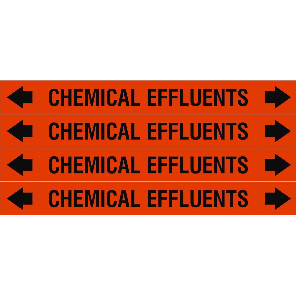 Brady ASME - Rohrmarkierer - Chemical Effluents (312834)