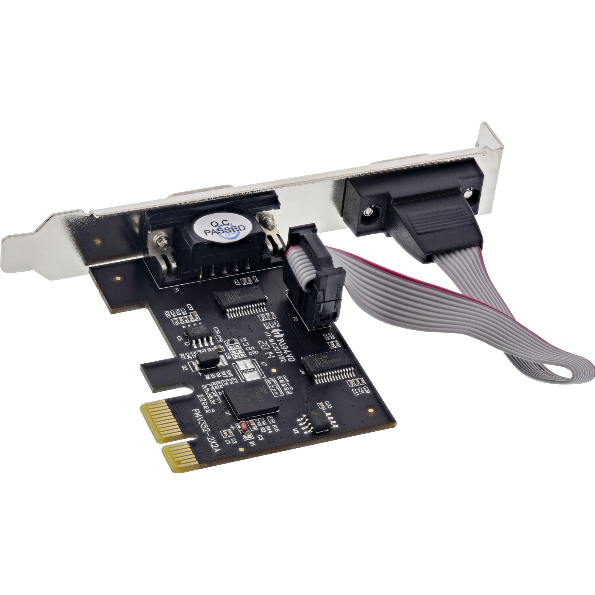 Thumbnail - Longshine Controller PCIe 2x Seriell RS232 - Schnittstellenkarte - PCI-Express, Kontrollerkarte