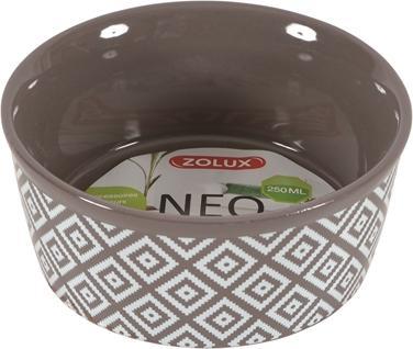 Actual product image Zolux NEO Rodent Gres Bowl 250 ml, grey colour (0.25 l)