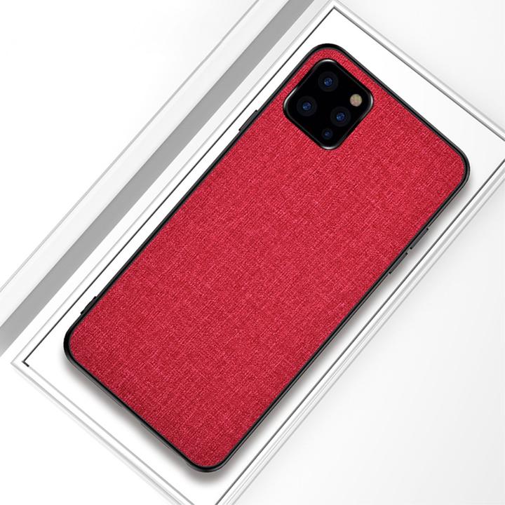 Image du produit Ueli Express iPhone 11 Pro Tissu Slim Caoutchouc Coque Rouge (Apple iPhone 11 Pro)