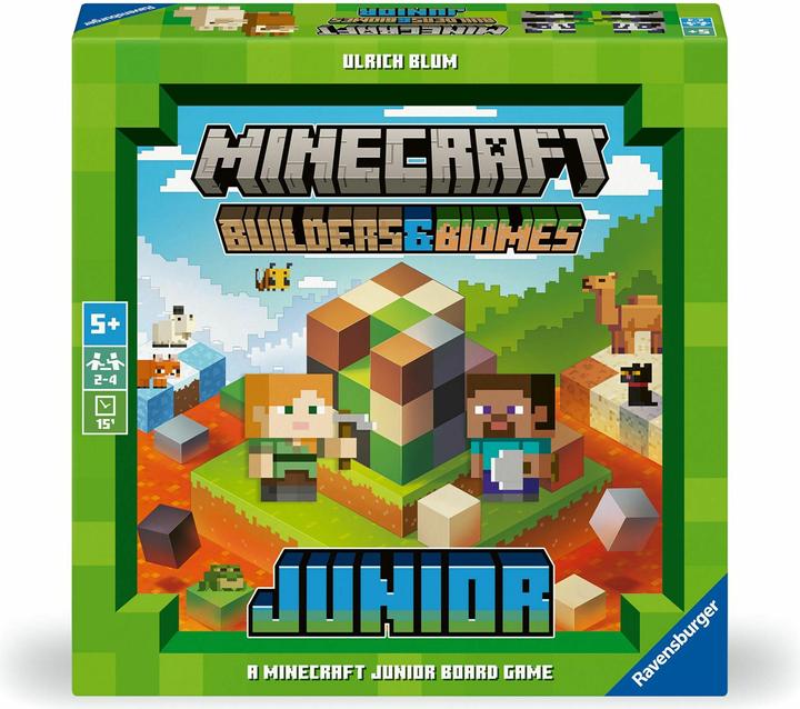 Immagine prodotto Ravensburger 24615 Minecraft Builders & Biomes Junior - Gioco cooperativo per bambini dai 5 anni per (Multilingue)