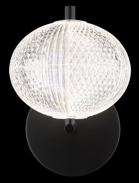 Produktbild Globo Wandleuchte Metall Schwarz Matt, 1xled (770 lm)