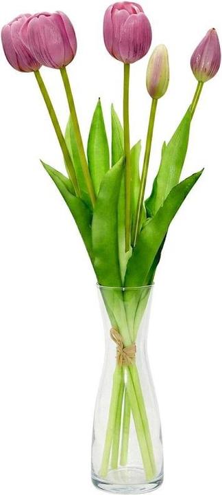 Saska Garden Bukiet 5 Tulipanów Fioletowych 39cm Jak żywych Dekoracja Wiosenna