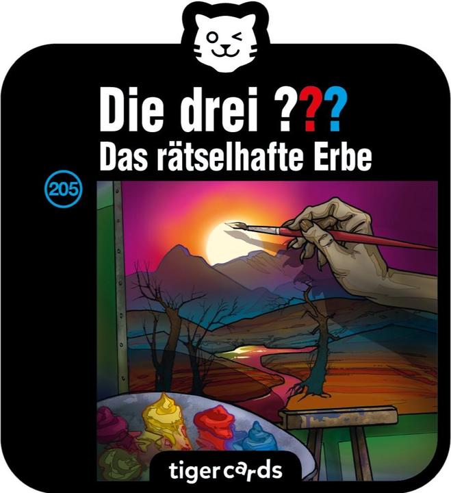 Actual product image Tigermedia tigercard - The three??? - Episode 205: Mysterious inheritance (German)