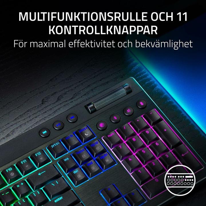 Image du produit Razer BlackWidow V4 Low-profile HyperSpeed (US, Sans fil)