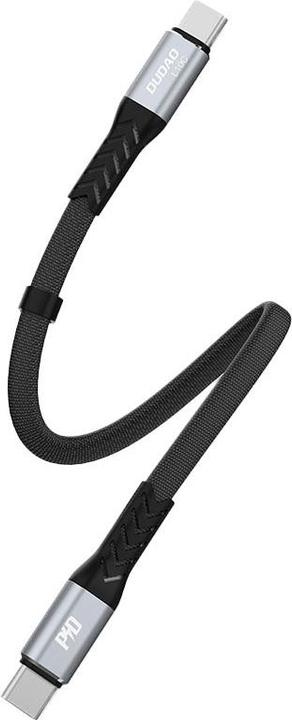 Productafbeelding Dudao USB-C naar USB-C 100W PD 0,23m kabel (zwart) (0.23 m, 100 W)