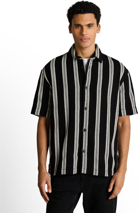 Image du produit Tom Tailor Chemise à manches courtes ample à rayures (XL)