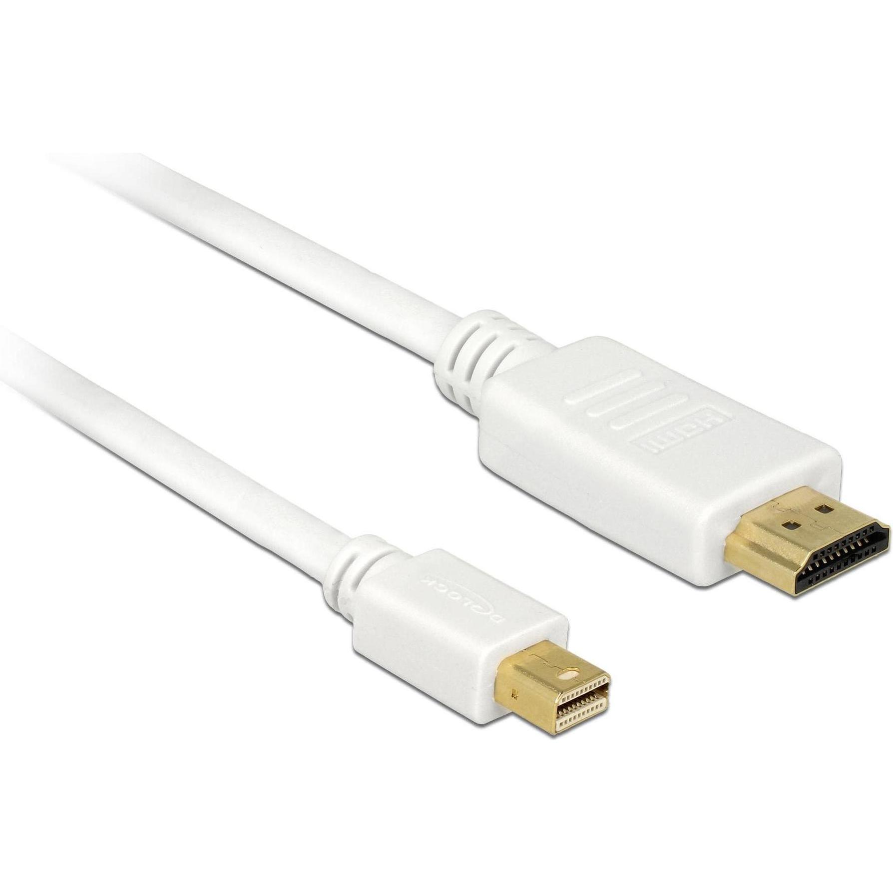 Delock Mini DisplayPort — HDMI (Typ A) (0.50 m, DisplayPort, HDMI), Video Kabel