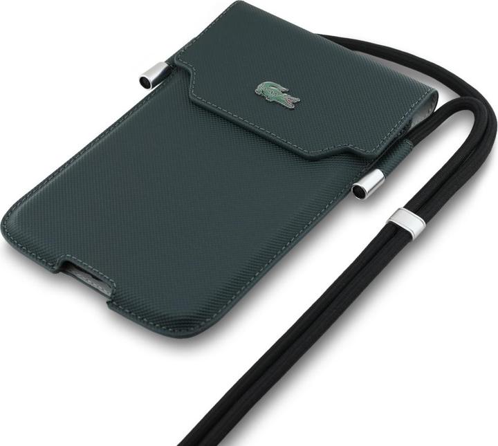 Produktbild Lacoste Torebka Universal Sleeve Crossbody Petit Pique Metal Logo XL sinople