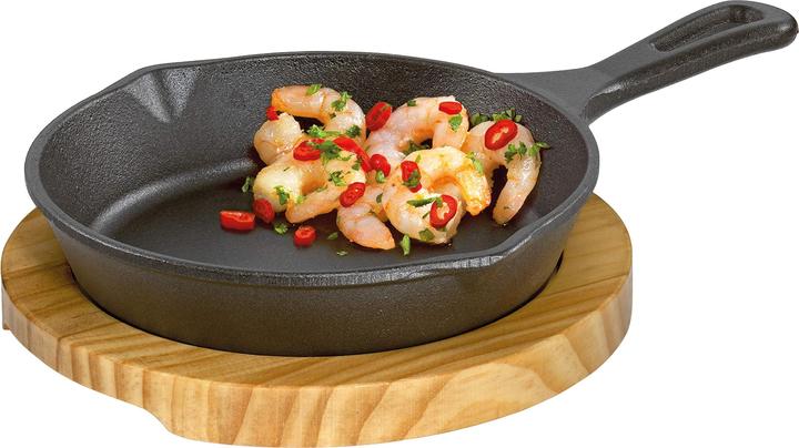 Küchenprofi Bbq (Poêle grill, Fonte, 18 x 6 cm)