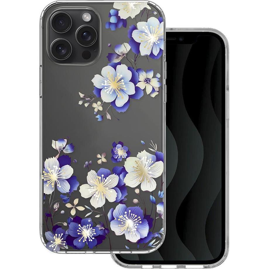 Thumbnail - OEM IMD Druckhülle für iPhone 12 / 12 Pro 6,1" floral (Apple iPhone 12), Smartphone Hülle