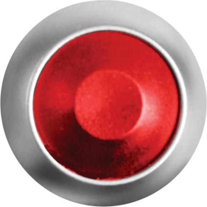 Image du produit Velleman Mini bouton-poussoir rond en métal avec bouton rouge 1P Spst Off-(On)