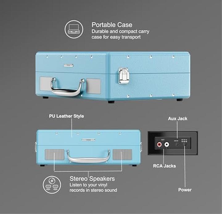 Actual product image Mixx Revival 55 stereo vinyl turntable (Manual)