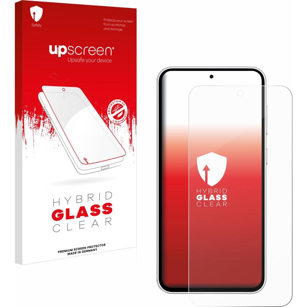 upscreen Scratch Shield Panzerglasfolie (1 Stück, Samsung Galaxy S21), Smartphone Schutzfolie, Transparent