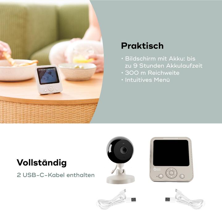 Image du produit Babymoov Babyphone YOO Master Start (Vidéo et audio, 300 m)