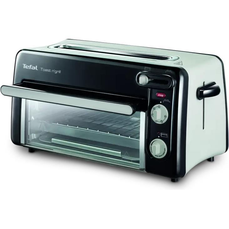 Tefal Toast'n Grill, Toaster, Grau, Schwarz