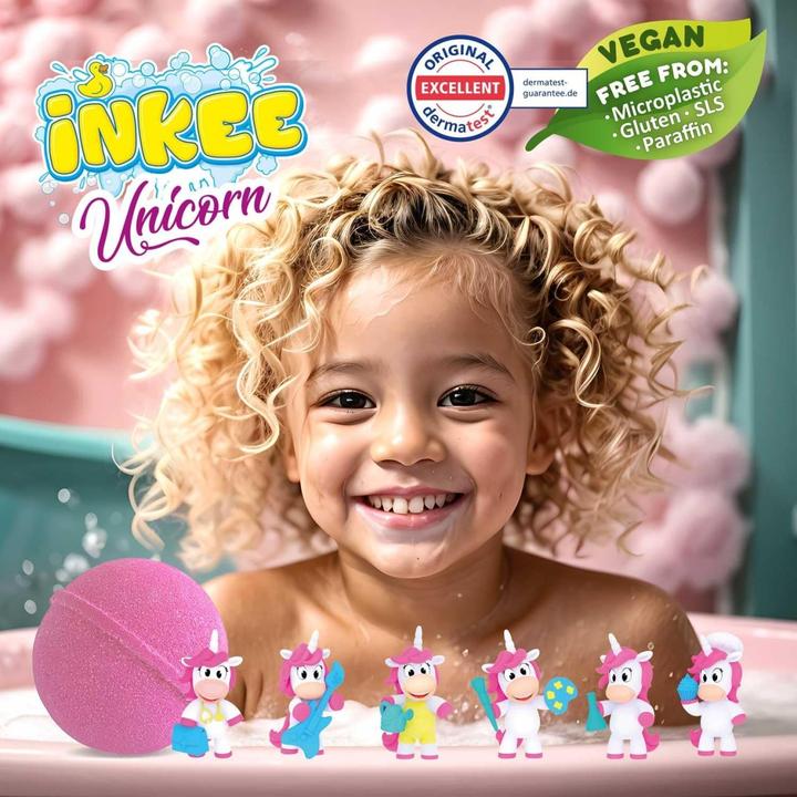 Actual product image Craze Inkee Surprise Badebombe Unicorn Professions (Bath bombs)